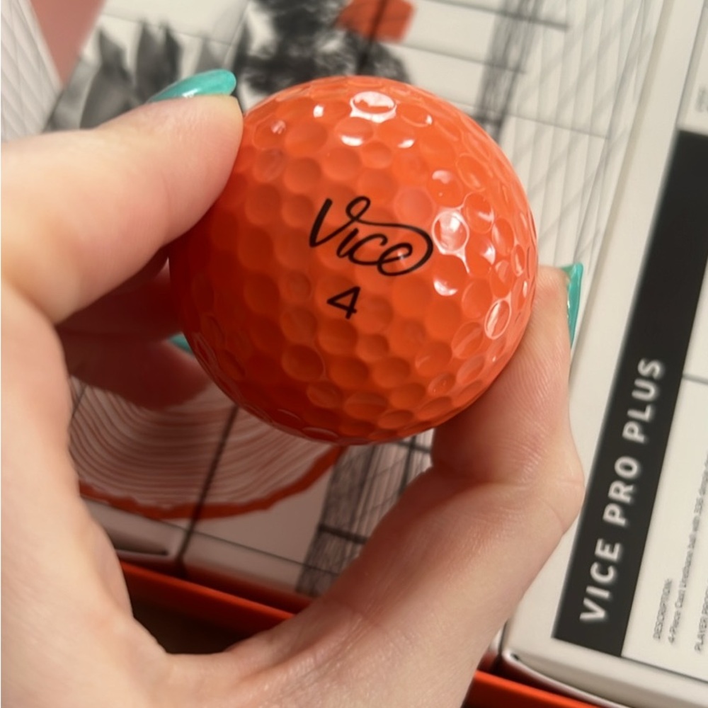Pro Plus Orange Golf Ball Vice Brand